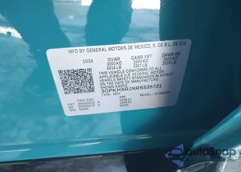 2024 Honda Prologue Touring from USA, damaged, VIN 3GPKHXRJXRS535721